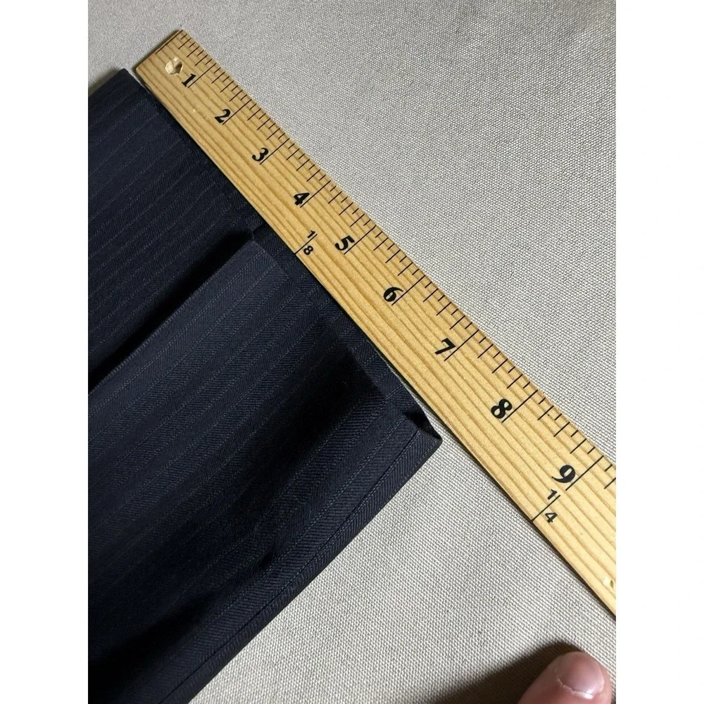 Canali Suit Size 40R Blue Pinstripe 2 Piece 50R EU Made in Italy Model 13290/37